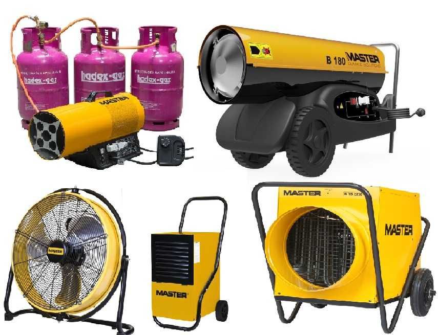 Wypożyczalnia Nagrzewnica Olejowa  Elektryczna Gazowa Osuszacz Wynajem