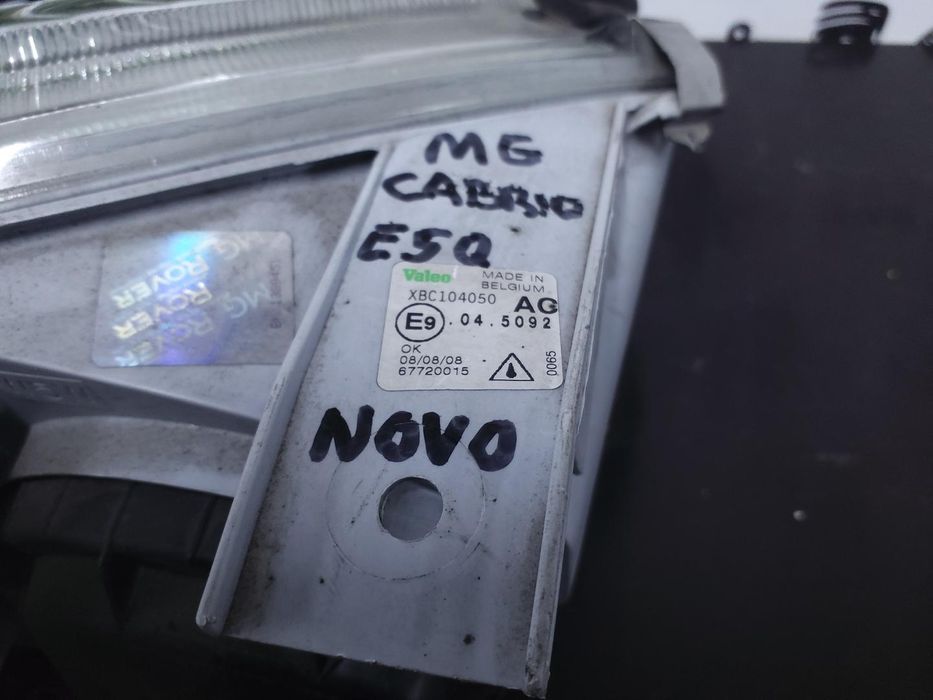 Farol Esquerdo Mg Mgf Ref: Xbc104050 1995 - 2002