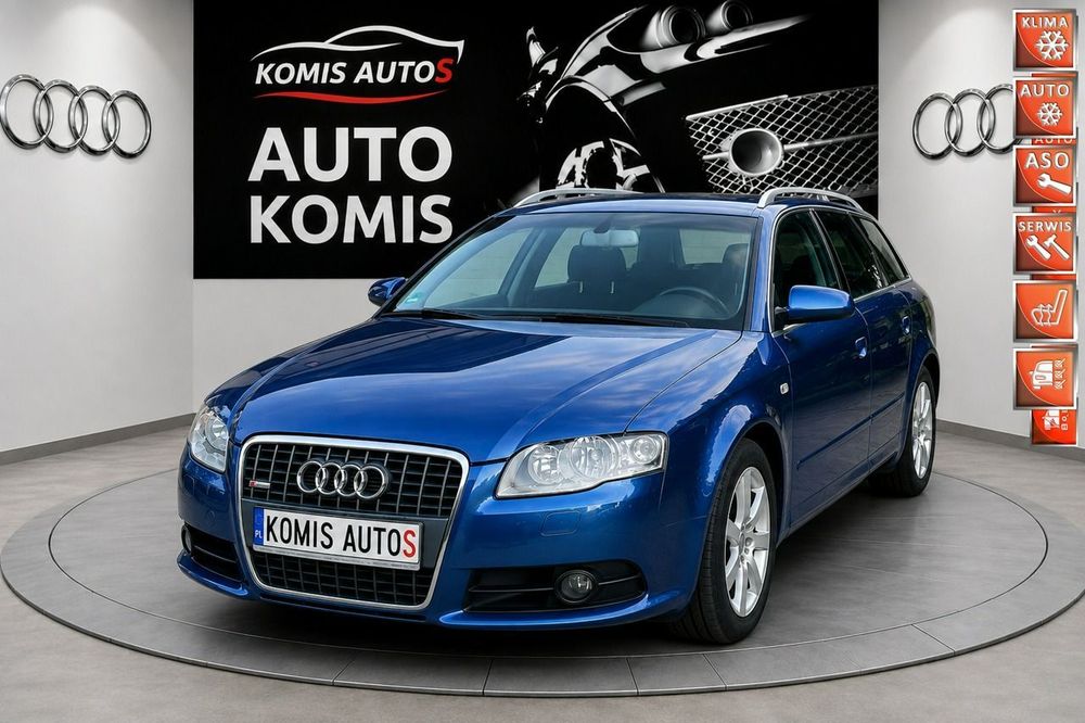 Audi A4 Avant Audi A4 B7 1.8T 163KM Avant Maual Oryginalny S-Line Piękny Stan Opłaty