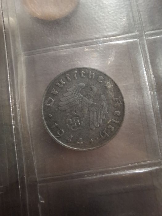 Moeda Alemanha – 10 reichspfennig 1940, 1944