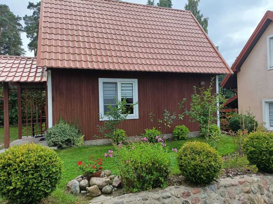 Domek nad samym jeziorem, Mazury..
