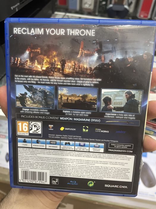 Final fantasy 15 ps4