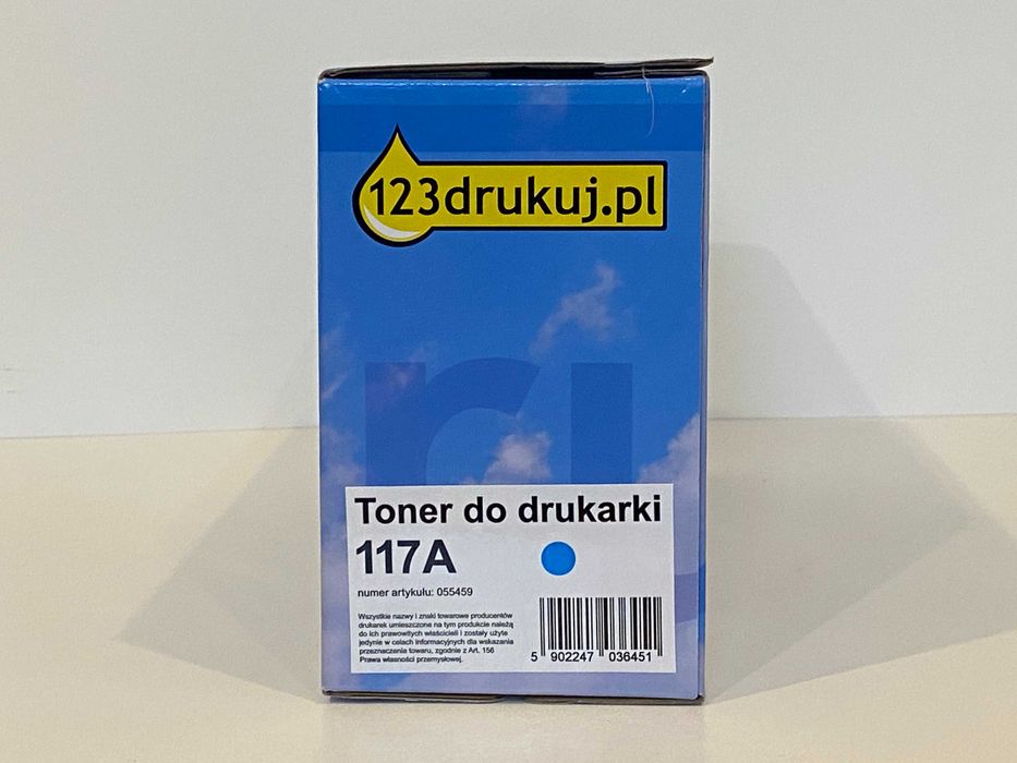 Toner niebieski- zamiennik HP 117A (W2071A)