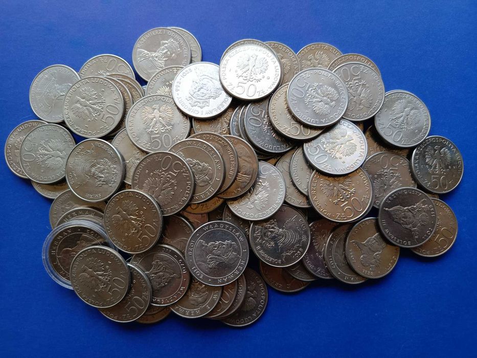 królowie 50  100 złotych 1979 - 1985 PRL