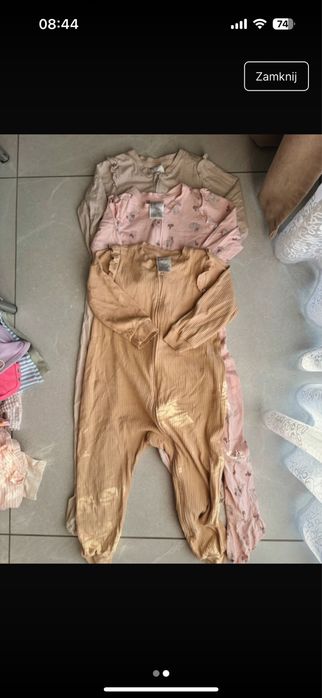 5 pizamek dla dziewczynki h&m 104