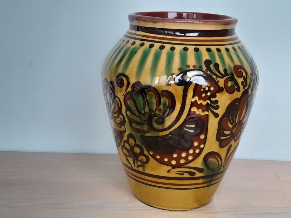 Ваза "Зозули" Проторьевы Васильковская керамика