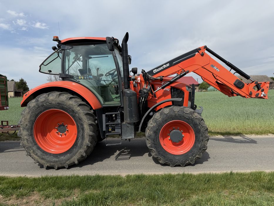 Kubota M7131 Przedni podnośnik, Ładowacz Quicke