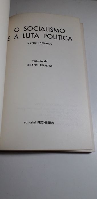 O Socialismo e a Luta Política - Jorge Plekhanov