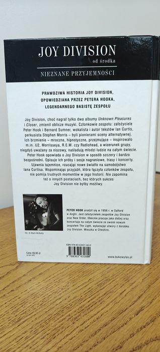 Książka "Joy Division od środka. Nieznane przyjemności"