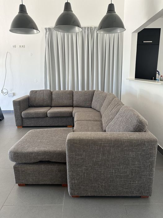 Sofá de canto de sala 6pax