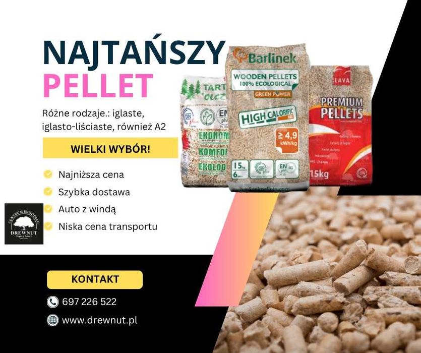 pellet NAJTAŃSZY  również Feniks Barlinek Olczyk Lava Wirex A2