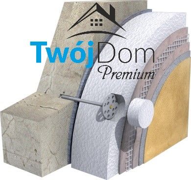 Tynk jakość PREMIUM 5 lat gwarancji kolor 25kg na 10m2 Docieplenia