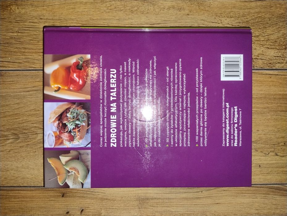 Książka Zdrowie na talerzu  Jacek Fronczak Readers Digest