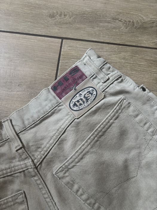Szorty Vintage H.I.S. Heavy Denim Shorts | Boxy / Baggy Fit (L / W34)