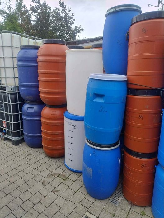 Beczki po spożywce 20l -220l