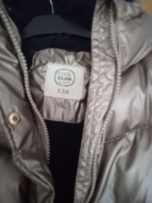 Kurtka Smyk 134 złota