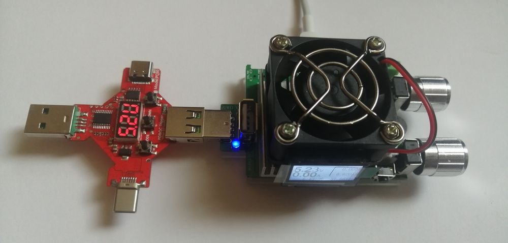 Электронная usb нагрузка 35w.