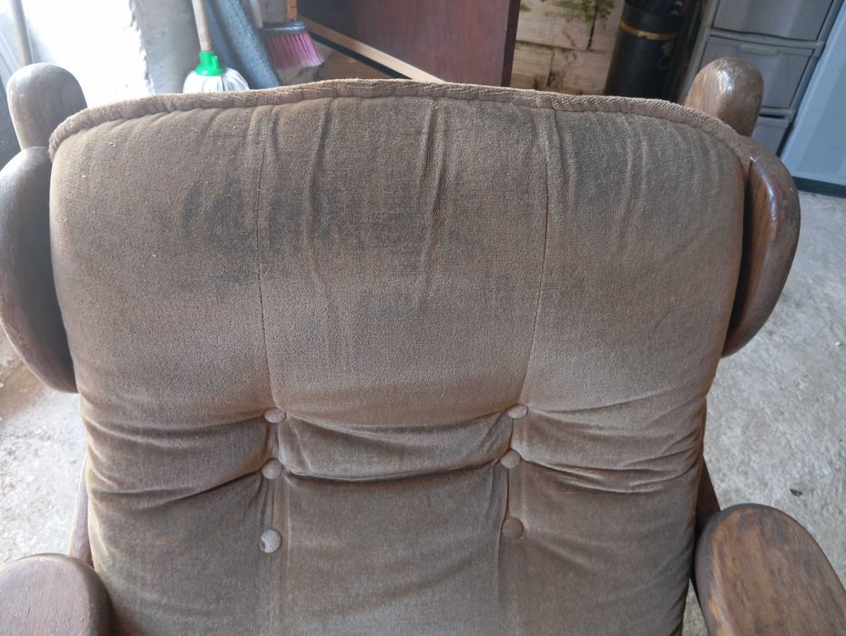 Cadeirão carvalho maciço