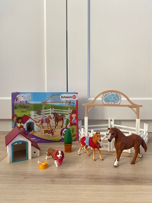 Horse Club zagroda Schleich 42458 z psem i budą Bełchatów •