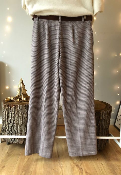 Damskie spodnie Tchibo 38 kratka brazowe Karmel czekolada bezowe