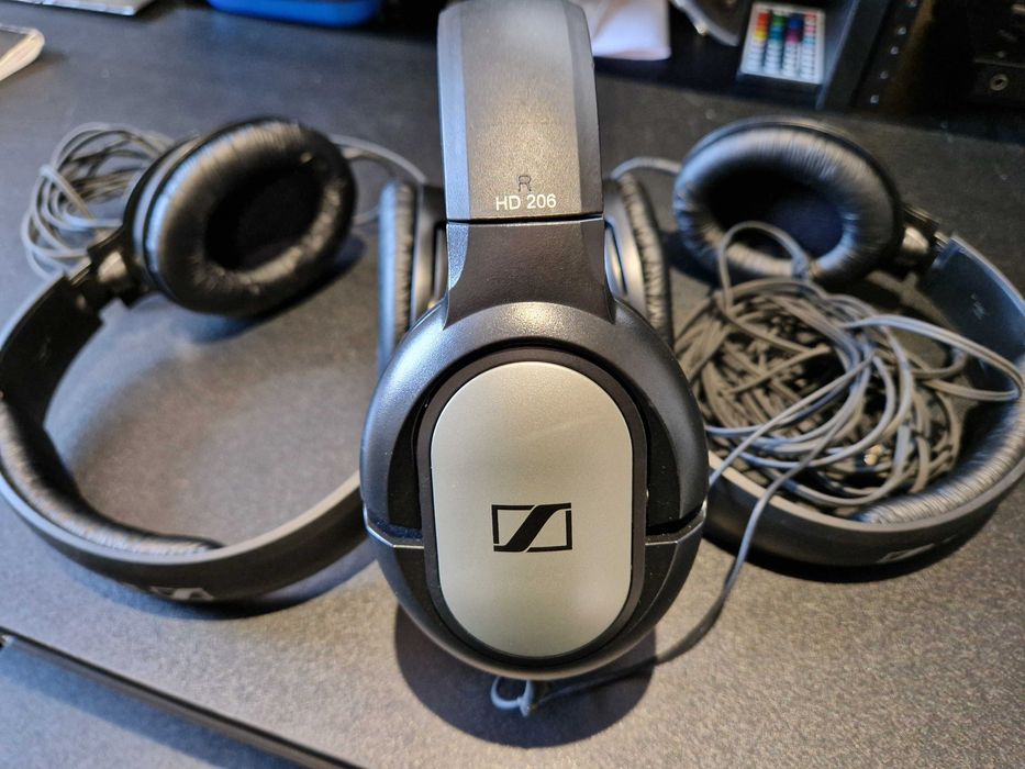 Sennheiser hd 206 auscultadores headphones fones de ouvido