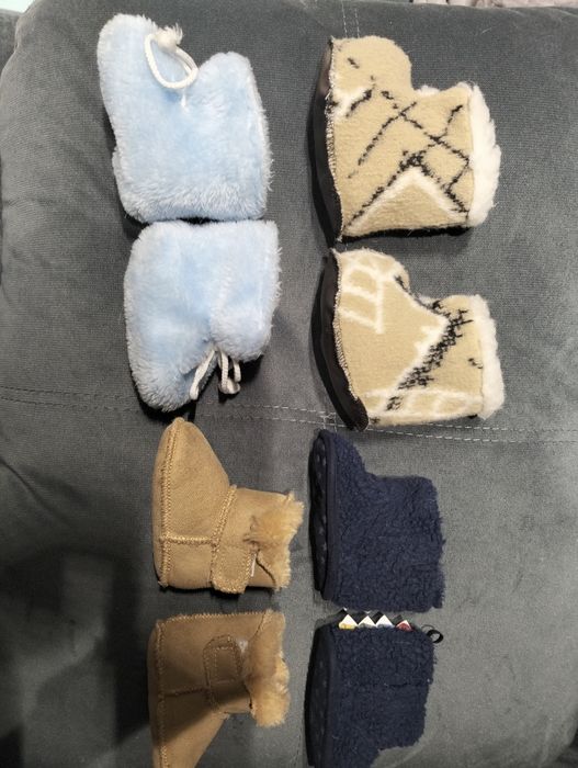 Уггі, теплі тапулі, пінетки від 0-12 міс. Угги тапули пинетки немовлят