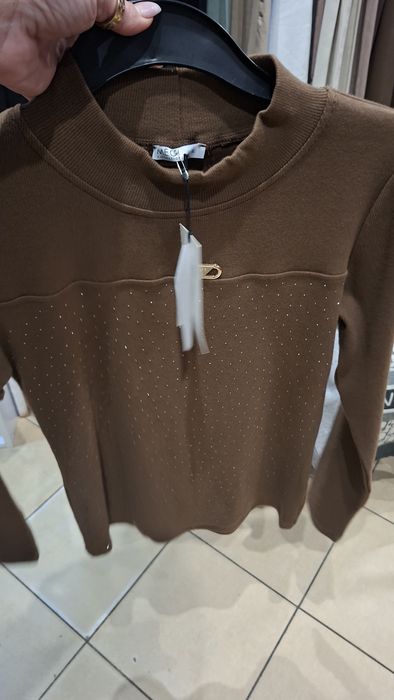 bluzka bawełna prążek L, XL nowa wymiary na zdjęciach