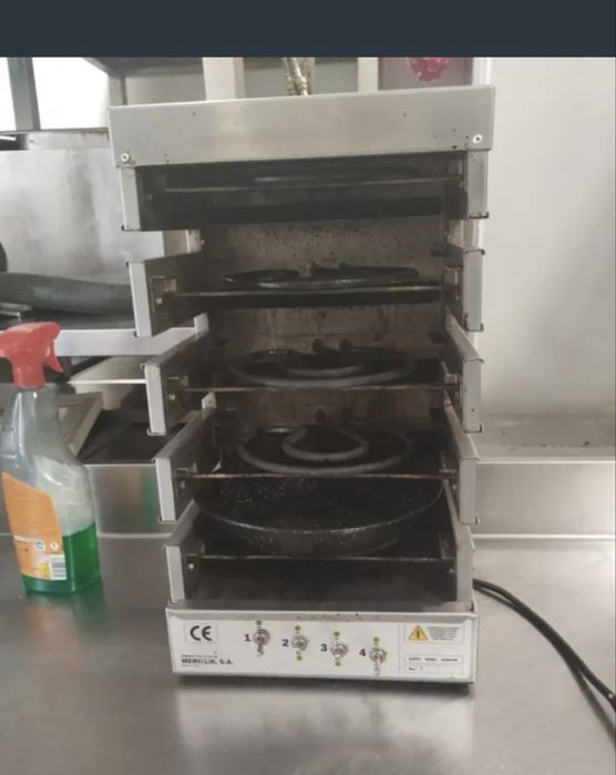 Forno Pizza de 4 Divisoes