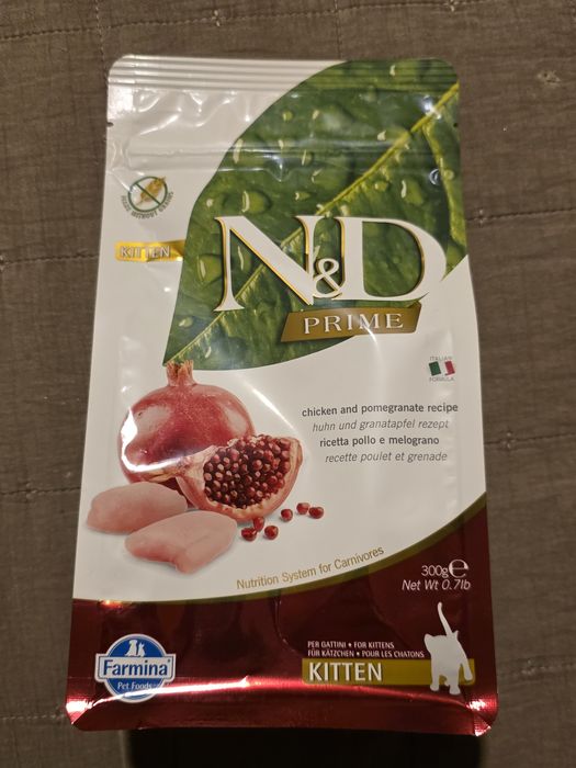 sucha karma dla kociąt Farmina N&D Prime Chicken & Pomegranate Kitten