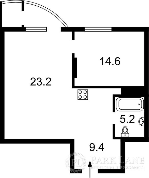 1-room apartment apartment by the address st. Panasa Mirnogo per (area 55 m²) - Atlanta.ua - photo 2
