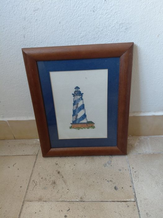 Quadro antigo com imagem do farol