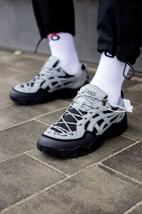 ‼️НОВІ Кросівки ASICS Gel-Pickax Dark Grey Black