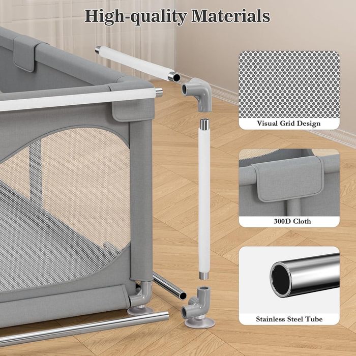 Duży plac zabaw dla dzieci. 200×180 cm Nowy