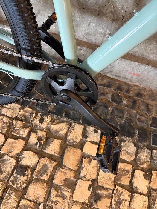 Bicicleta Rockrider BTT Criança EXPL 500 9-12 anos Verde Nova