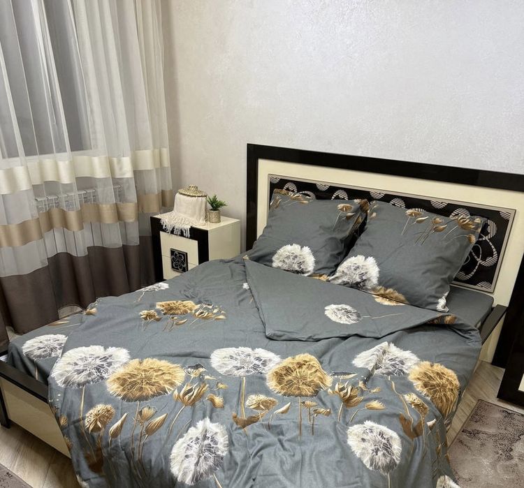 Тепла новорічна постільна білизна байка (фланель)