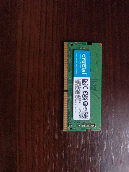 Оперативна пам'ять Crucial  8GB DDR4-3200 SODIMM