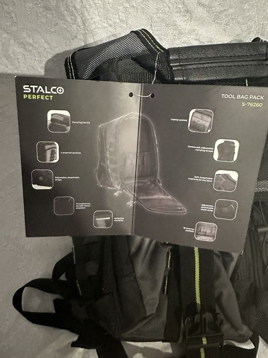 nowy plecak narzędziowy stalco perfect PNP28