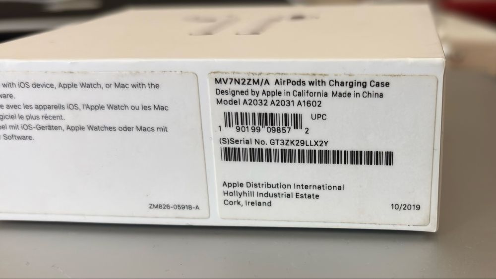 Наушники Apple AirPods (2-го покоління).