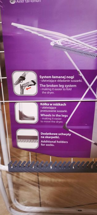 Suszarka stojąca na pranie