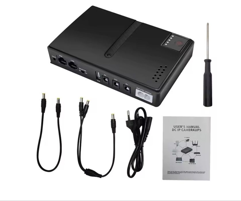 ДБЖ (UPS) для роутера 12000 mAh — Інтернет без світла до 12 годин!