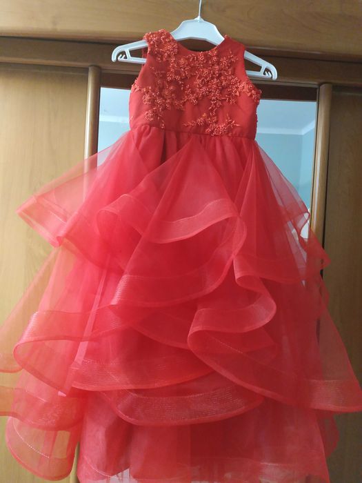 suknia dziecięca świąteczna elegancka wizytowa rozmiary fasony