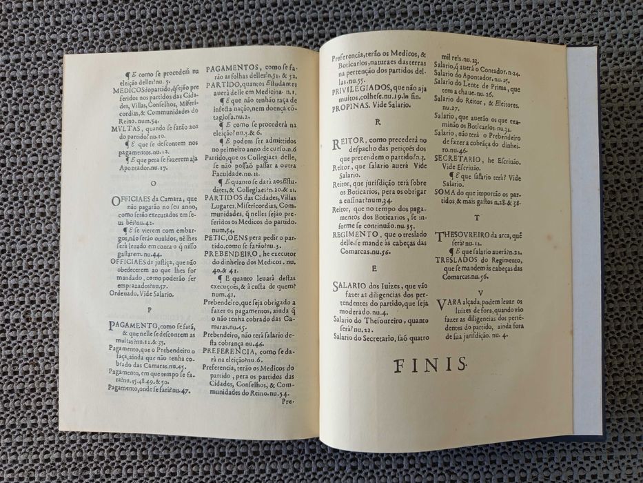 Estatutos da Universidade de Coimbra (1653) Ed fac-similada 1987