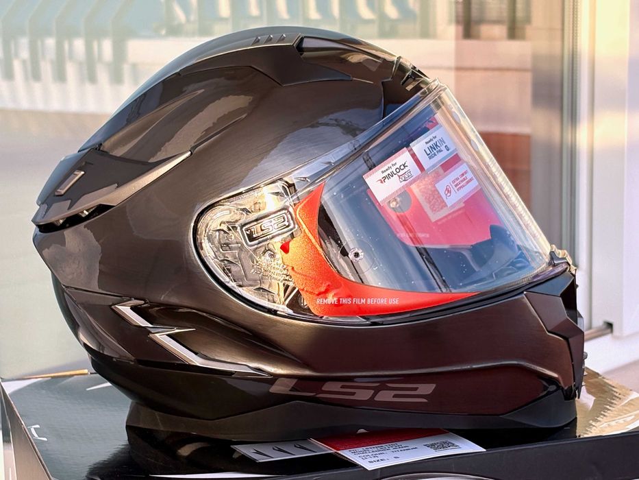 Capacete NOVO LS2 Challenger Titanio escovado (44% DESCONTO) Tam XS
