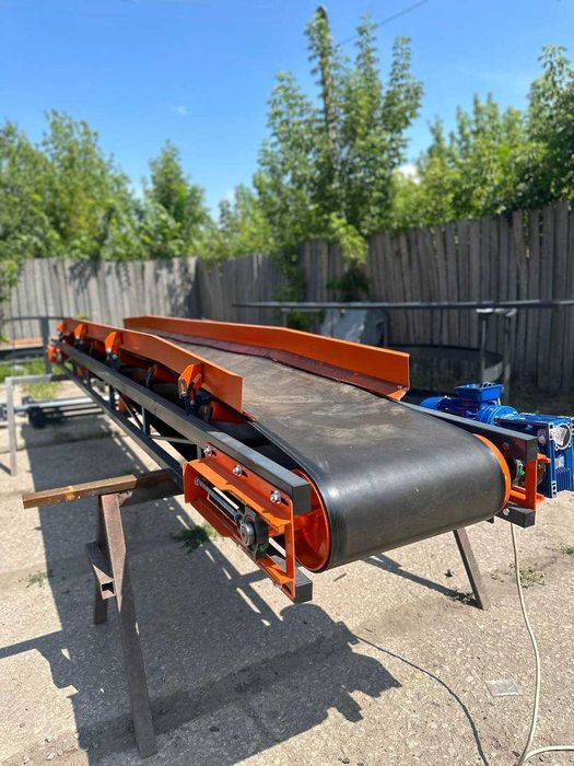 Ленточный транспортер, конвейер, стрічковий, навантажувач, погрузчик