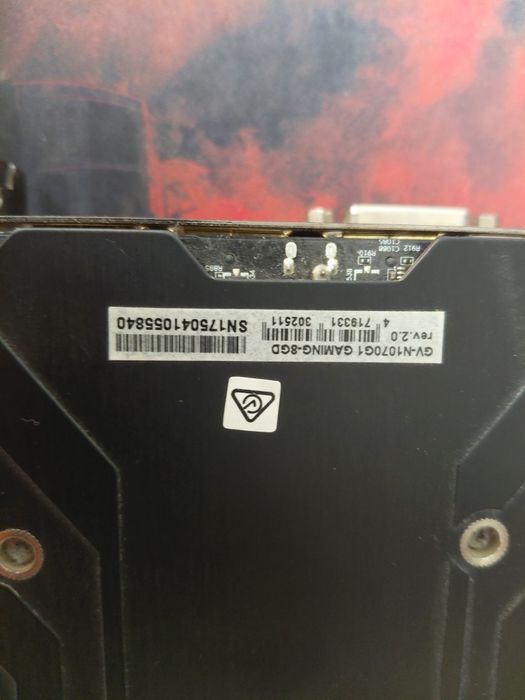 Відеокарта 1070 8gb