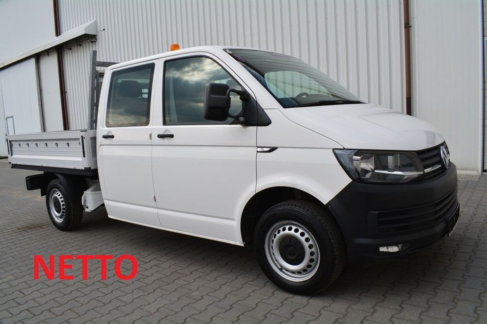 Volkswagen TRANSPORTER T6 DOKA  STAN IDEALNY Skrzyniowy doka brygadówka paka
