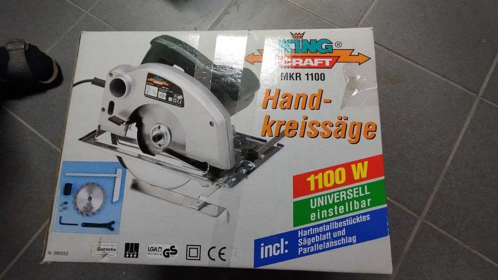 Serra Circular King Craft 1100W NOVA