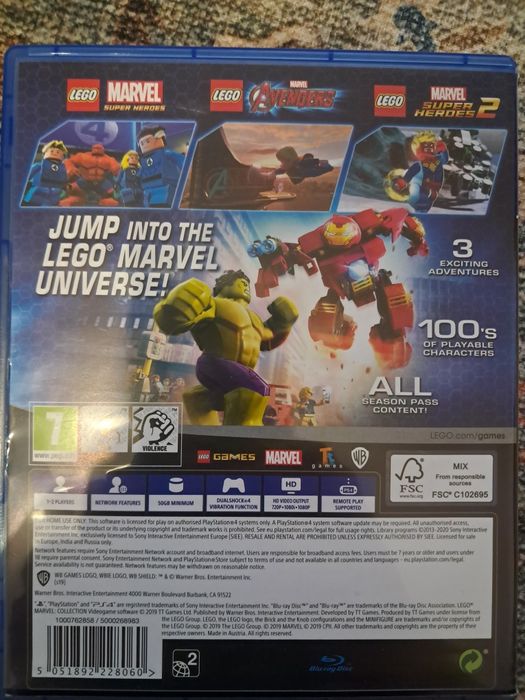 Gra Lego Marvel Collection