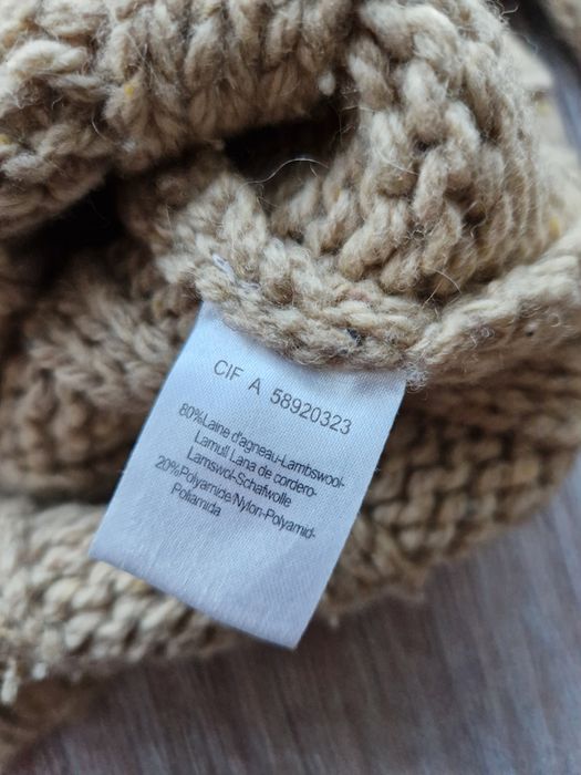 Кофта ,зип 1/3 (Active Wear) Made in France ! Шерсть. Разм.S-M