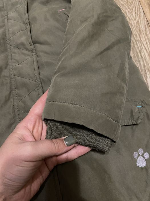 Тепла куртка на дівчинку 4-5 років